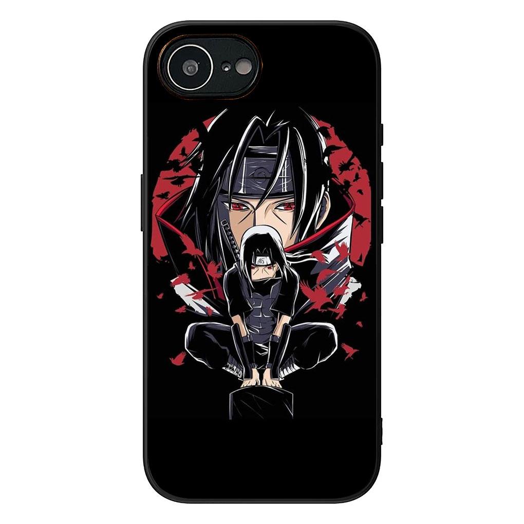 Cover for Apple iPhone 17 16 14 15 Pro Max Plus 15+ 16E XR ProMax Air + Coque Phone Case Akatsuki Narutos Sasuke Uchiha Itachi