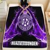 FK Austria Wien Print FlAannel Blanket, High quality Comfortable for All Seasons, Home Decor, Warmth and Comfort