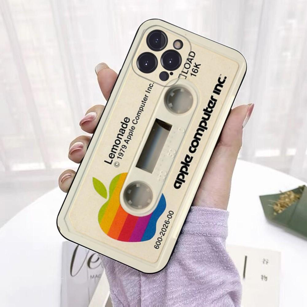 Винтажный чехол для телефона в виде кассетной ленты для IPhone 18 16 15 14 11 12 13 Mini Pro XS Max Чехол 6 7 8 Plus X Funda Shell