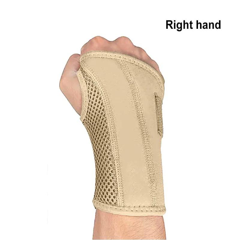 1шт регулируемый компрессионный запястный бандаж ночной запястный бандаж шина для запястного канала стабилизирует сустав