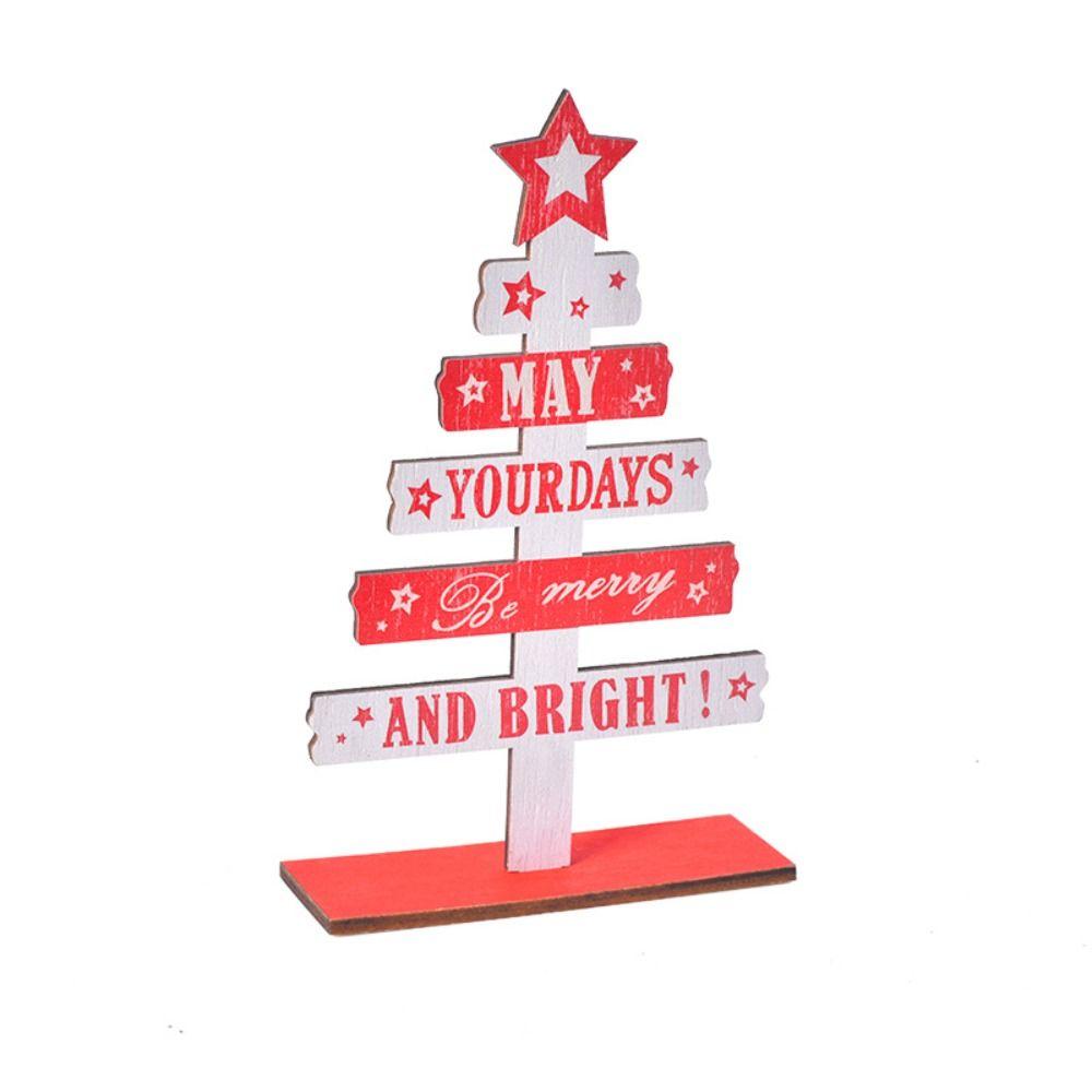Merry Christmas Xmas Wooden Decorations DIY Christmas Signs Plaque New Year