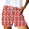 Женские повседневные летние эластичные пляжные шорты с принтом повседневные шорты