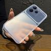 Раздельная двухслойная матово-прозрачная чехол-накладка для Xiaomi Redmi Note 14 5G 4G с большим независимым окном для камеры, защита от пожелтения, противоударный защитный чехол