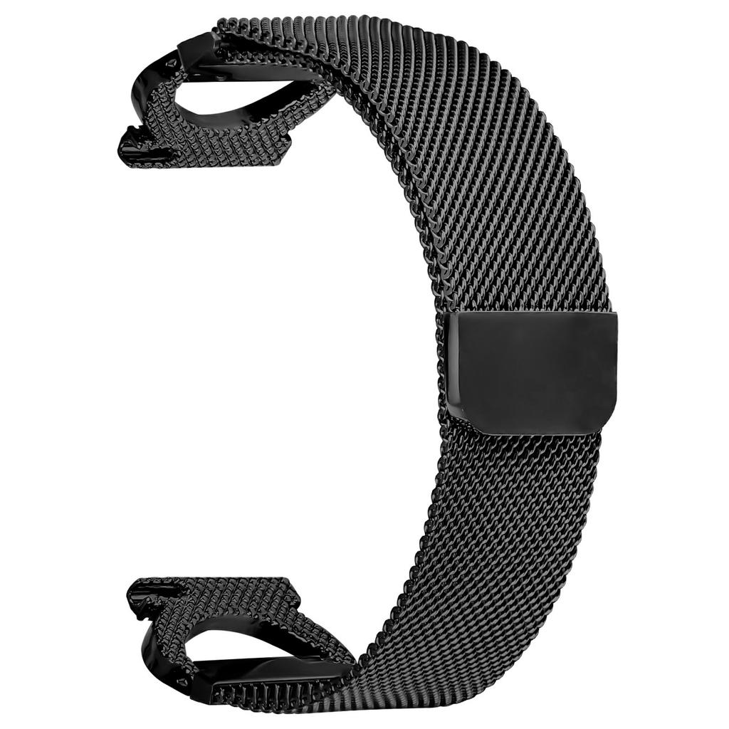 Watch Band for Garmin Vivoactive 5/GarminActive 5 Milanese Metal Strap Rhinestone Decor