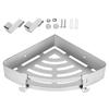 304 Stainless Steel Hollow Triangular Corner Shelf Shampoo Storage Rack Bathroom Accessory