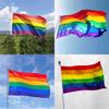 Vibrant Rainbow Lgbt Flag 5ft X 3ft Ideal For Festivals And Parades With Metal Eyelets