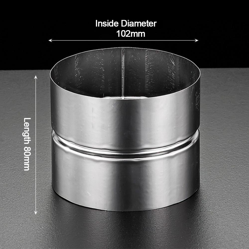 Новый фитинг для труб из нержавеющей стали, круглый прямой, серебристый переходник для труб