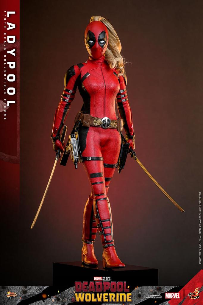 Movie Masterpiece Deadpool Wolverine Lady Deadpool Scale Figure & 1/6