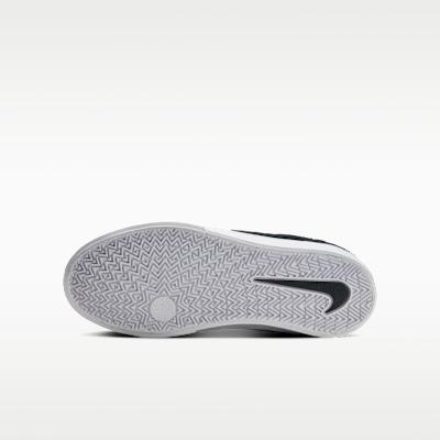 Детские кроссовки Nike SB Malor Черно-белые (GS) Черный/Черный/Белый/Белый