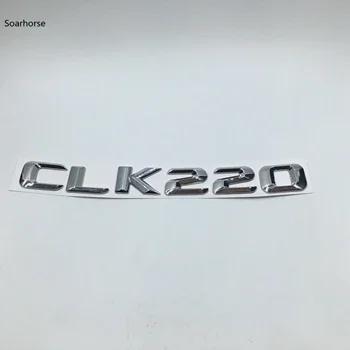 3D ABS For Mercedes-Benz W209 CLK Class CLK55 CLK63 CLK200 CLK220 CLK230 CLK550 Emblems Tail Logo Chrome Stickers Accessories