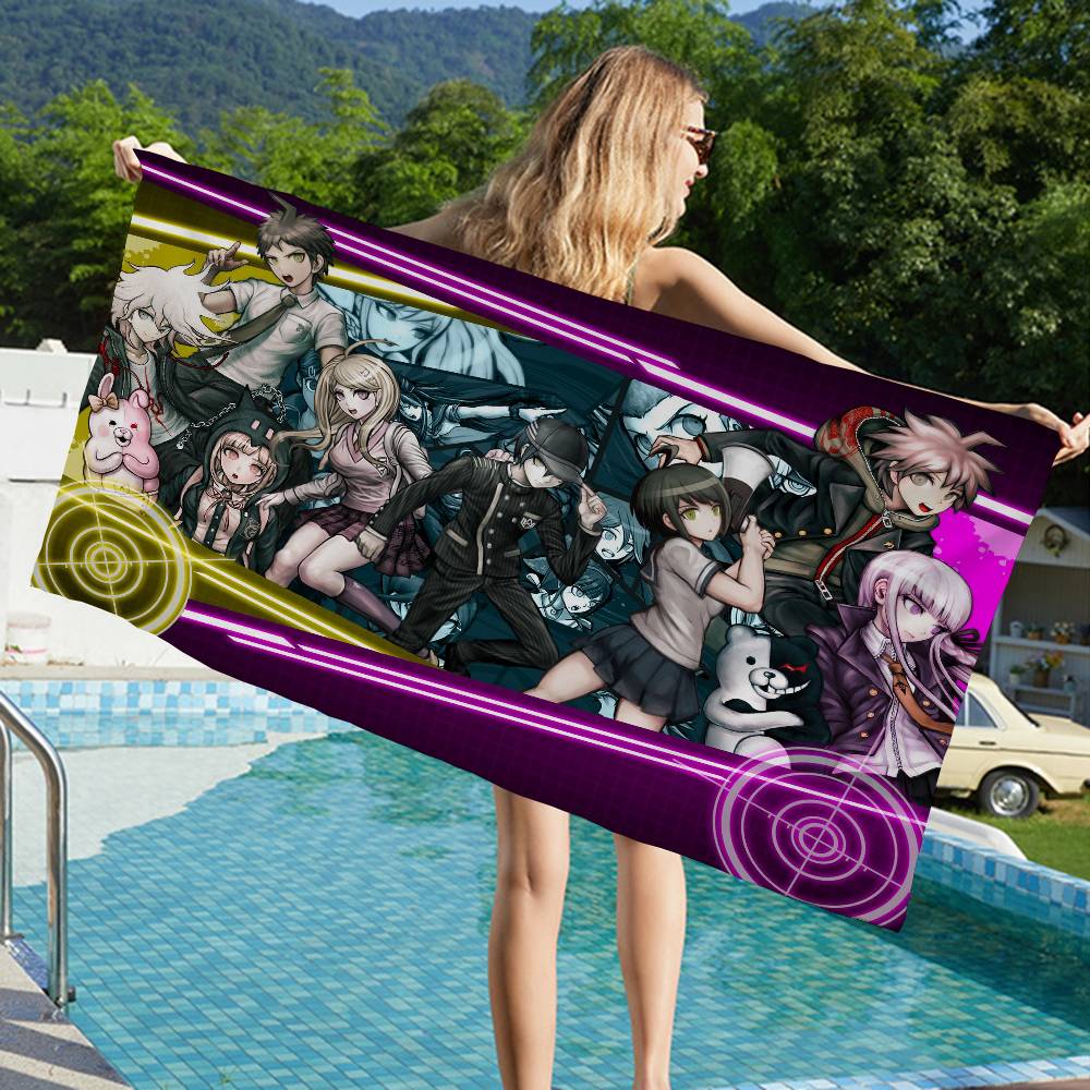Anime D-danganronpa Big Microfiber Beach Towels Quick Dry Towel Sand Beach Towels Pool Towel For Travel Swim Pool Yoga