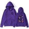 Mens Oversized Hoodie With Letter Print Loose Fit Cotton Pullover Casual Sweatshirt