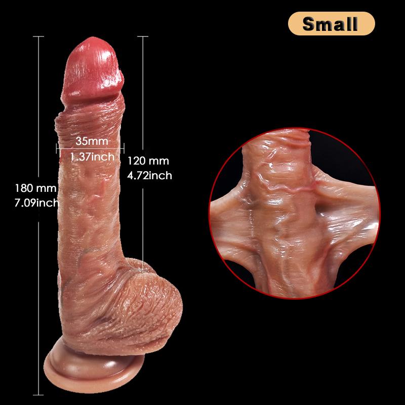 8,5-дюймовый реалистичный пенис для женщин, раздвижной фаллоимитатор крайней плоти, фаллоимитатор на присоске, женский мастурбатор, большой член, анальный секс-игрушки для взрослых, магазин