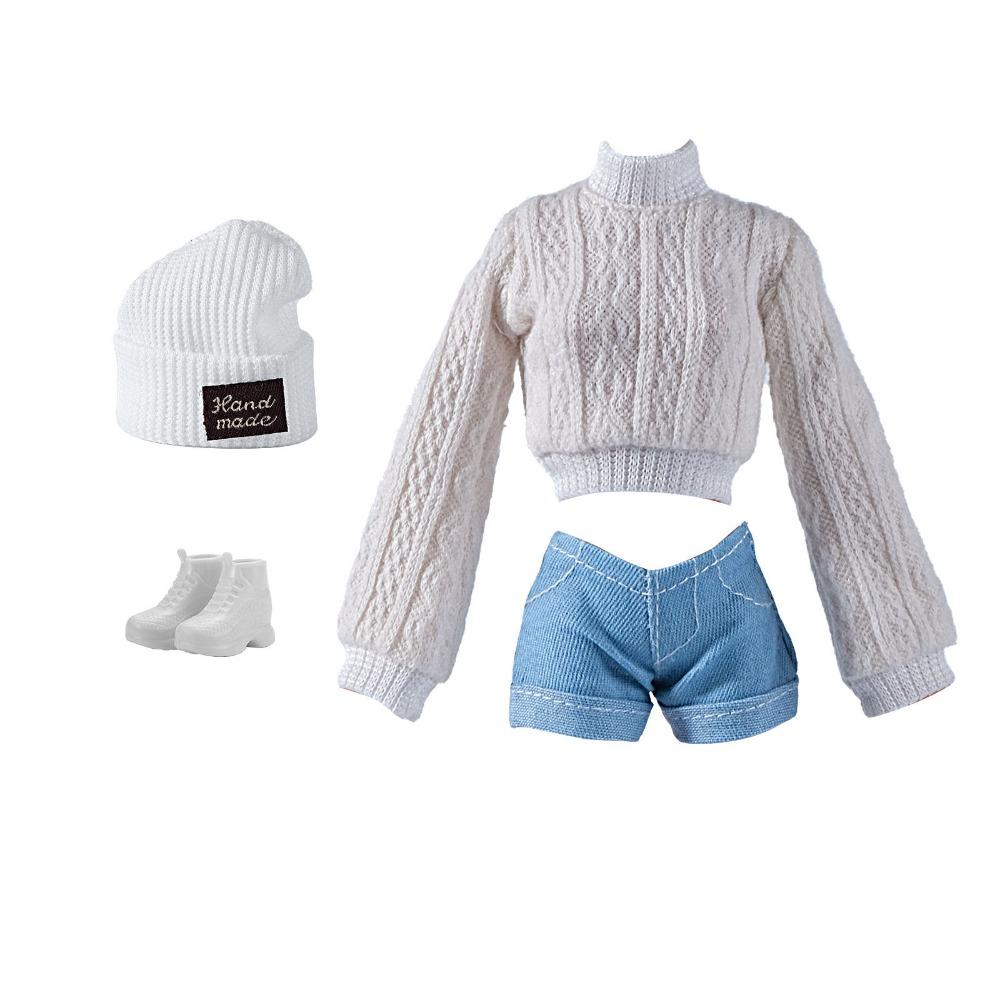 DIY Accessories Doll Knitted Sweaters Pants Dress Up Clothes for 1/6 BJD 28~30cm Dolls 11.5" Dolls