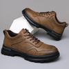 Fashion Leather Men's Casual Shoes Handmade Designer Sneakers Versatile Leisure Walk Shoes New Trend Men's Oxford Shoes Treking