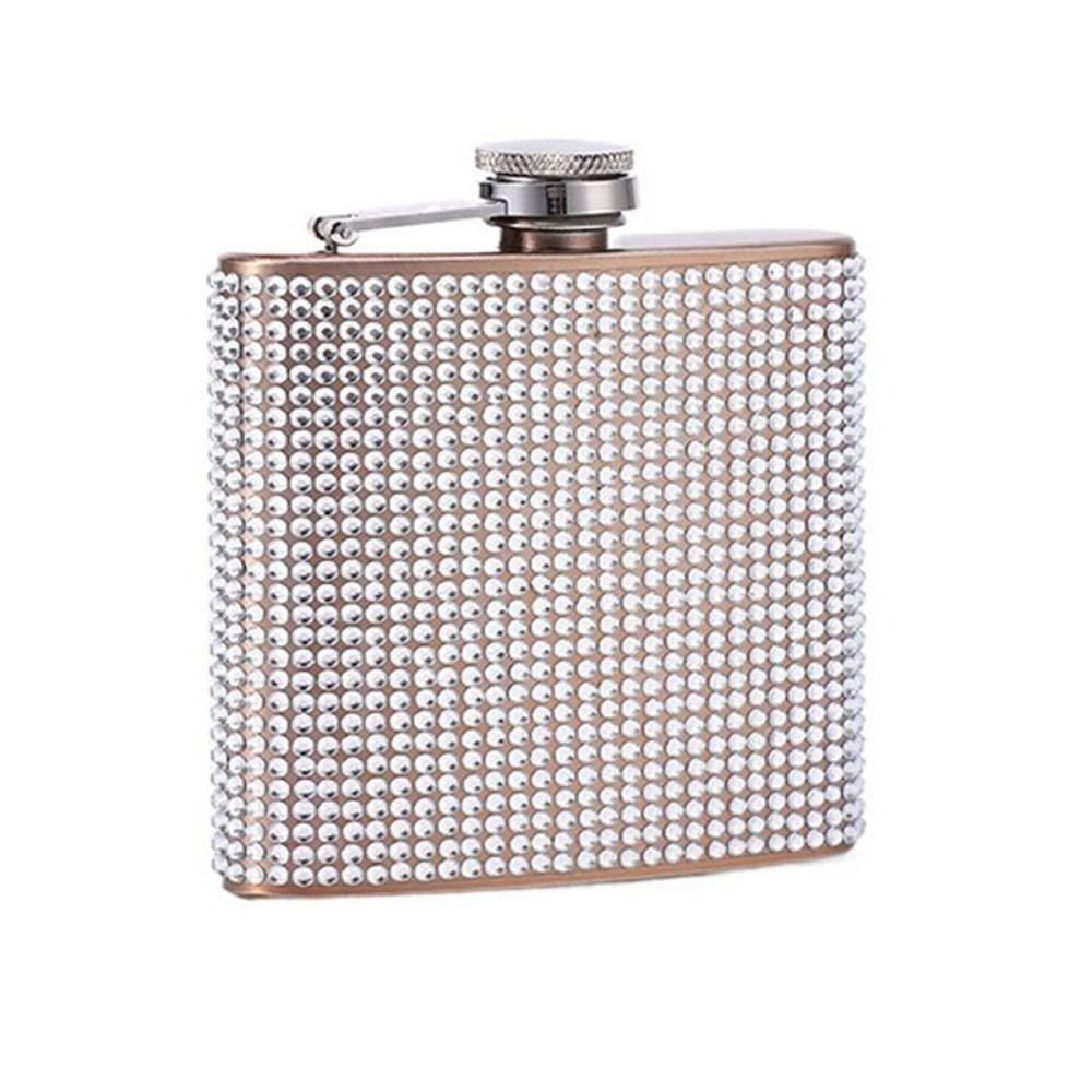 Leak-proof Wine Bottle Portable Alcohol Bottle Diamond Hip Flasks