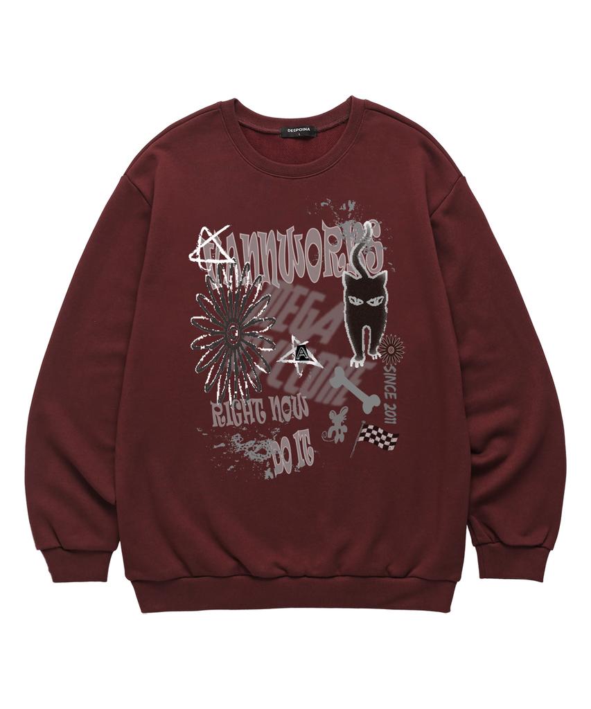 VANNWORKS [2Pack] Street Sweatshirt 4 Types (Vlsmix010) (B Type)