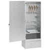 Smokehouse with Wood Chips 44.5 x 29 x 110 cm Galvanized Steel