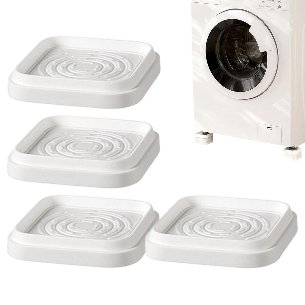 Furniture Lifts Risers 4 Pieces Stackable Square Blocks Bed Chair Legs Lifter Couch Risers For Washing Machine Sofa Couch