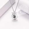 Picture Necklace Personalized Photo Projection Necklace Memorial Valentine's Day Birthday Gifts for Wife Girlfriend