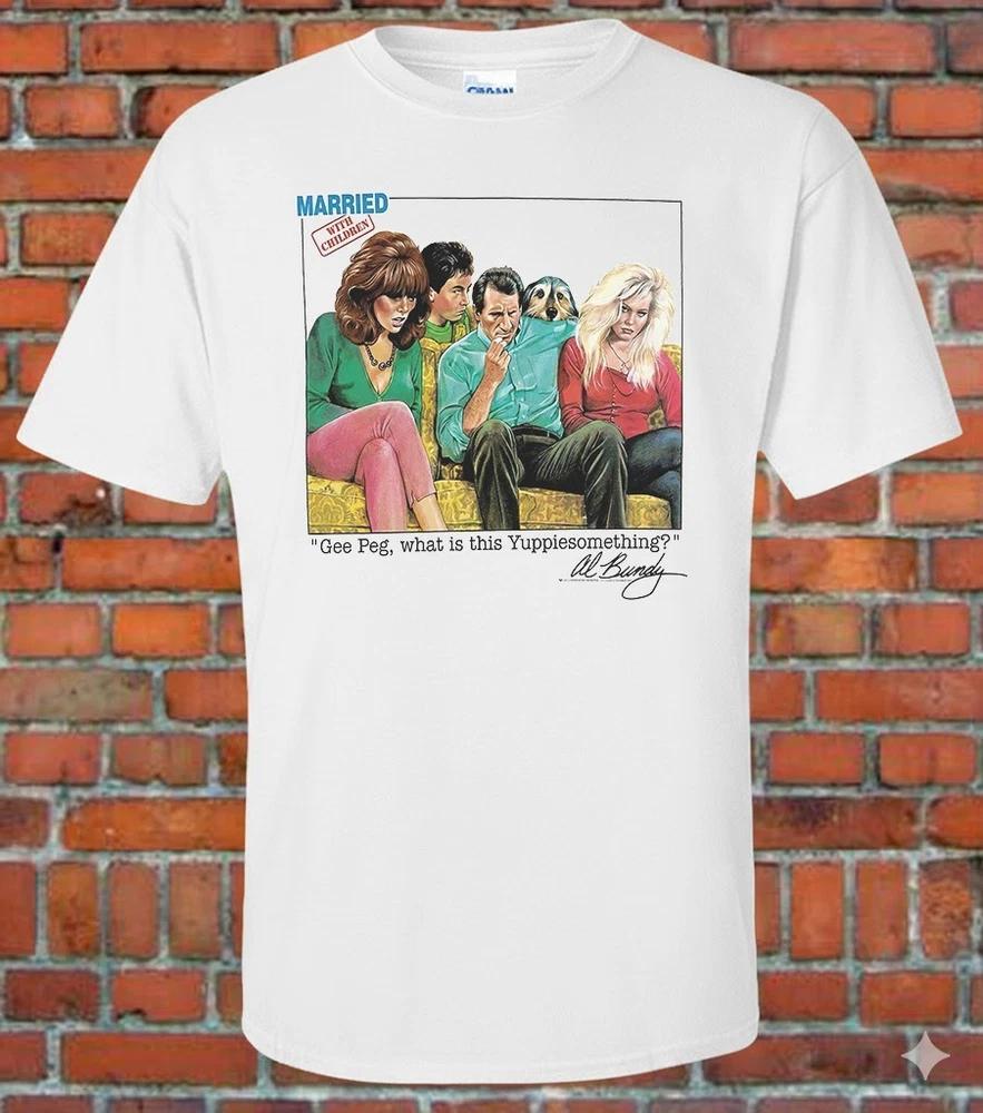 Vintage Recreated Married With Child Funny Bootleg Tee Graphic TShirt