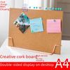 Креативная настольная доска из пробки для фотографий и заметок