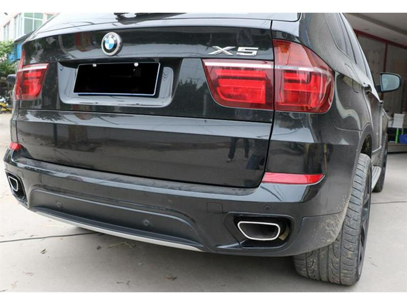 Квадратная насадка на глушитель из нержавеющей стали для BMW X5 E70 08-13