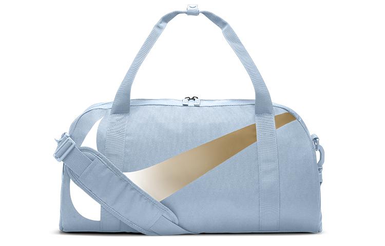 Nike Polyester Crossbody Bag, Gym Bag Unisex Sky Blue BA5567-447