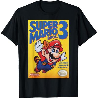 Super Mario Bros 3 Летящий Енот Марио Постер Футболка