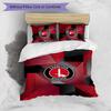 Charlton Athletic FC Printed 3PCS Bedding Set Breathable Duvet Cover with Pillowcases Decorative Bed Linen for Bedroom Home