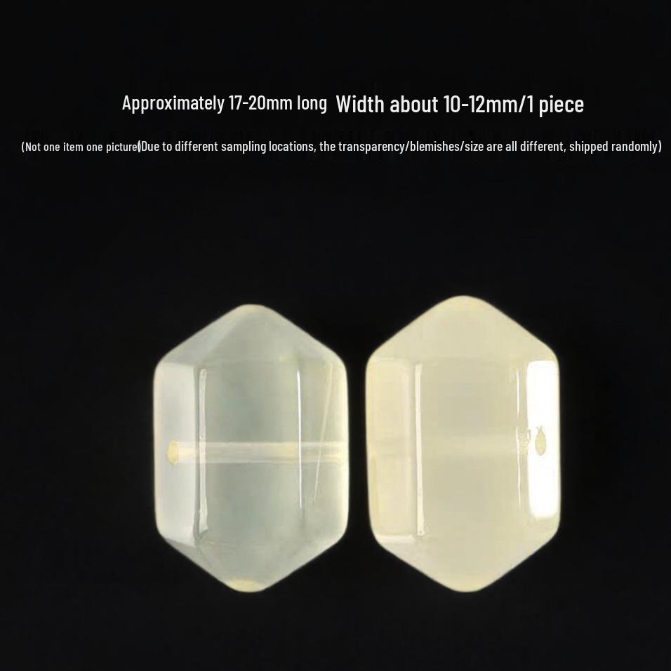 Браслет из натурального лимонно-желтого цитрина, бусины с двойным острым концом - Шестигранный столбик, ювелирный аксессуар