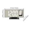 12/24H Display Digital Alarm Clock Backlight LED Alarm Clock Projection Alarm Clock  Bedroom