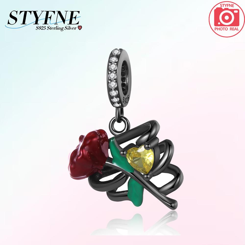 Anniversary Diablo Series Skull Flower Witch Furnace Sprouting Beads Pendant Copper Charms Fit Bracelet Diy Woman Jewelry