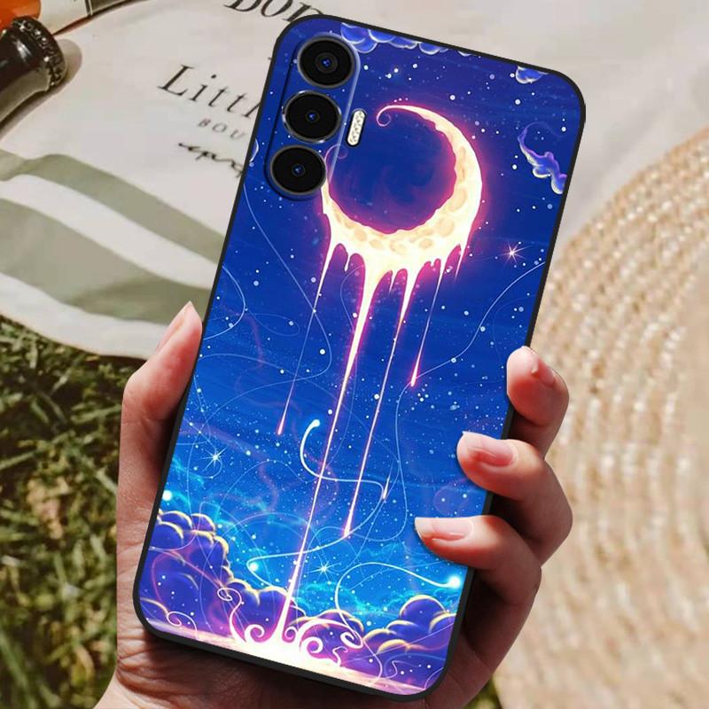 Чехол для Tecno Pova 3 Pova Neo Мягкий силиконовый задний чехол для Tecno Pova Neo LE6 Чехлы Чехол Pova3 PovaNeo Чехол для телефона Coque