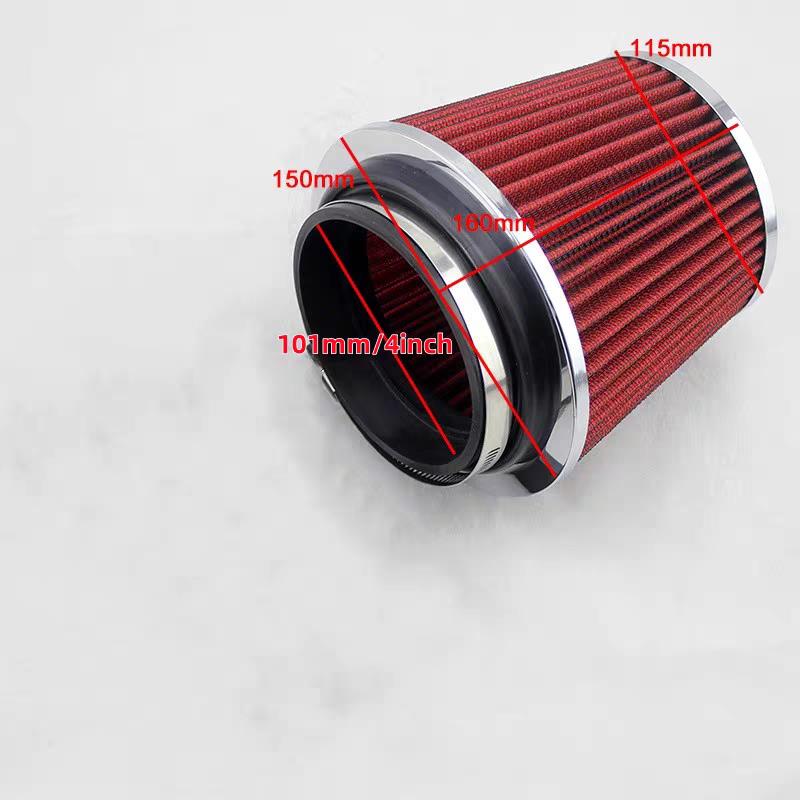 60,65,70,76,90MM Flow Cold Air Intake Filter Universal Induction Kit Car Accessories Vehicles Air Filters Sport Power Mesh Cone Air Filters 7