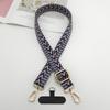 New Color Bag Shoulder Strap Mobile Phone Lanyard Woven Fashion Contrasting Color Bag Strap Crossbody Dual-purpose Strap