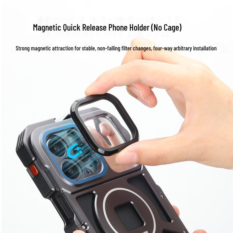 8VRIG Weilege Магнитный Фильтр-Объектив для Телефона с Быстрым Креплением для iPhone 14/15 Pro Max - Поляризационный ND64.