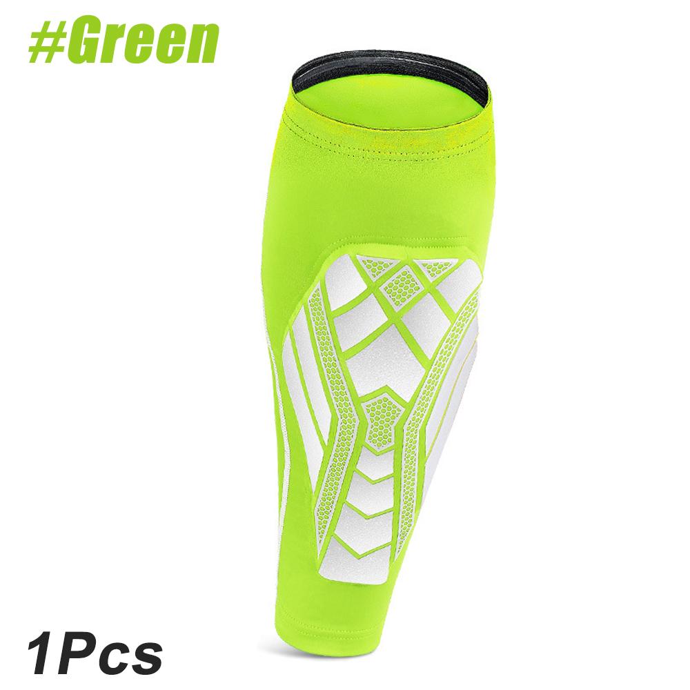 1 шт. компрессионный рукав для голени с подкладкой из ЭВА для мужчин и женщин, шины для голени, поддержка ног, бег, футбол, щитки для голени