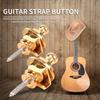 T0# 2 шт. Кнопка блокировки ремня для бас-электрогитары противоскользящие гвозди для ремня (Золото)