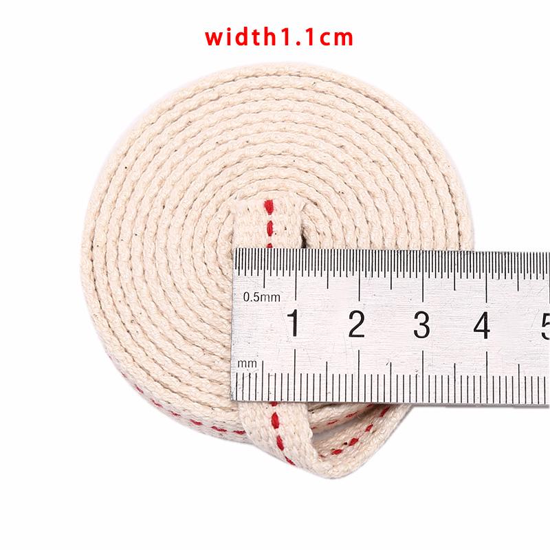 1M Kerosene Lamp Wick Braided Cotton Wick Flat Cotton Practical Oil Lamp Wick For Oil Lamp