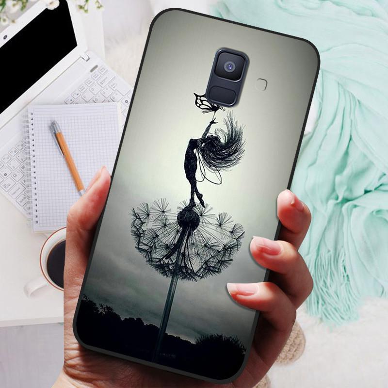 Для Samsung Galaxy A8 Plus 2018 Чехол Черная Крышка Лев Волк Силиконовые Мягкие Задние Чехлы Для Samsung A8 2018 A530 A530F Чехол для телефона