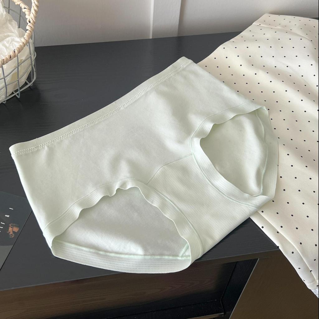 Мощные базовые женские трусики-сетка 9801, цвета низкой насыщенности, удлиненная ластовица, дизайн «банан», 60 штук.