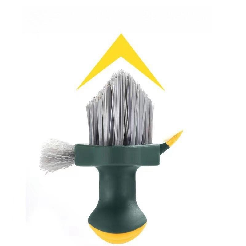 Многофункциональная щетка для чистки щелей, щетка для ванной комнаты, щетка для углов стен, ручная щетка для пола в ванной, щетка для чистки напольной плитки «три в одном»