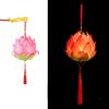 DUOLEIMI Lotus Lantern, DIY Lotus Lamp, Lotus Lantern for Obon Festival Decoration, LED Handheld Lotus Lantern, Festival Tool, Light, Cute Lotus Flowe