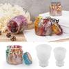Silicone Jar Molds Smooth Release Non-stick Easy To Clean Silicone Resin Mold for DIY Resin Crafts