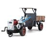 Spary 1/24 Walking Tractor Alloy Diecast Agricultural Tractor Model Sound Light Toy Retro Collection Ornaments Gift for Friends