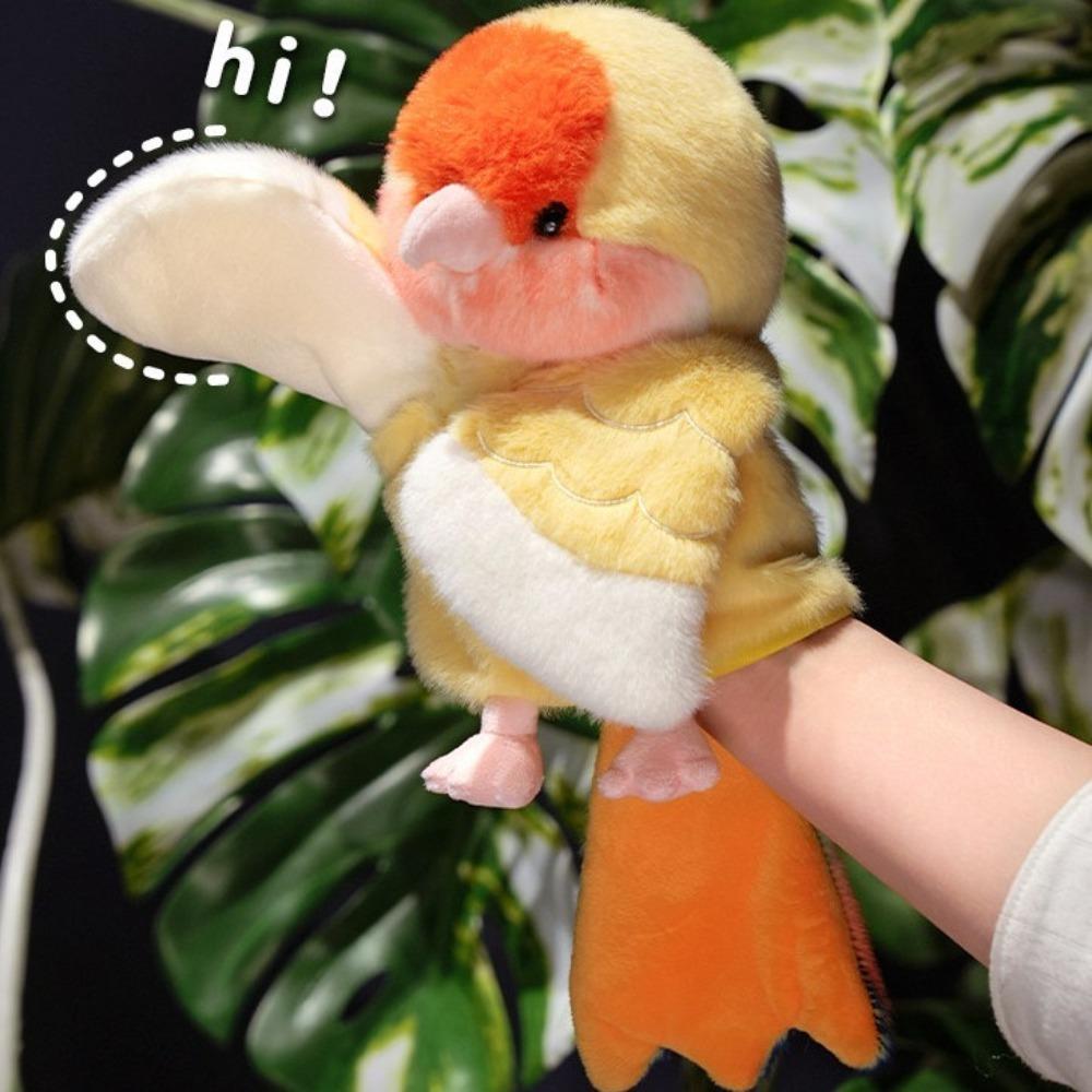 Интерактивная плюшевая кукла-косплей попугая для игр с ребенком, волнистый попугайчик, развивающие детские игрушки, ребенок