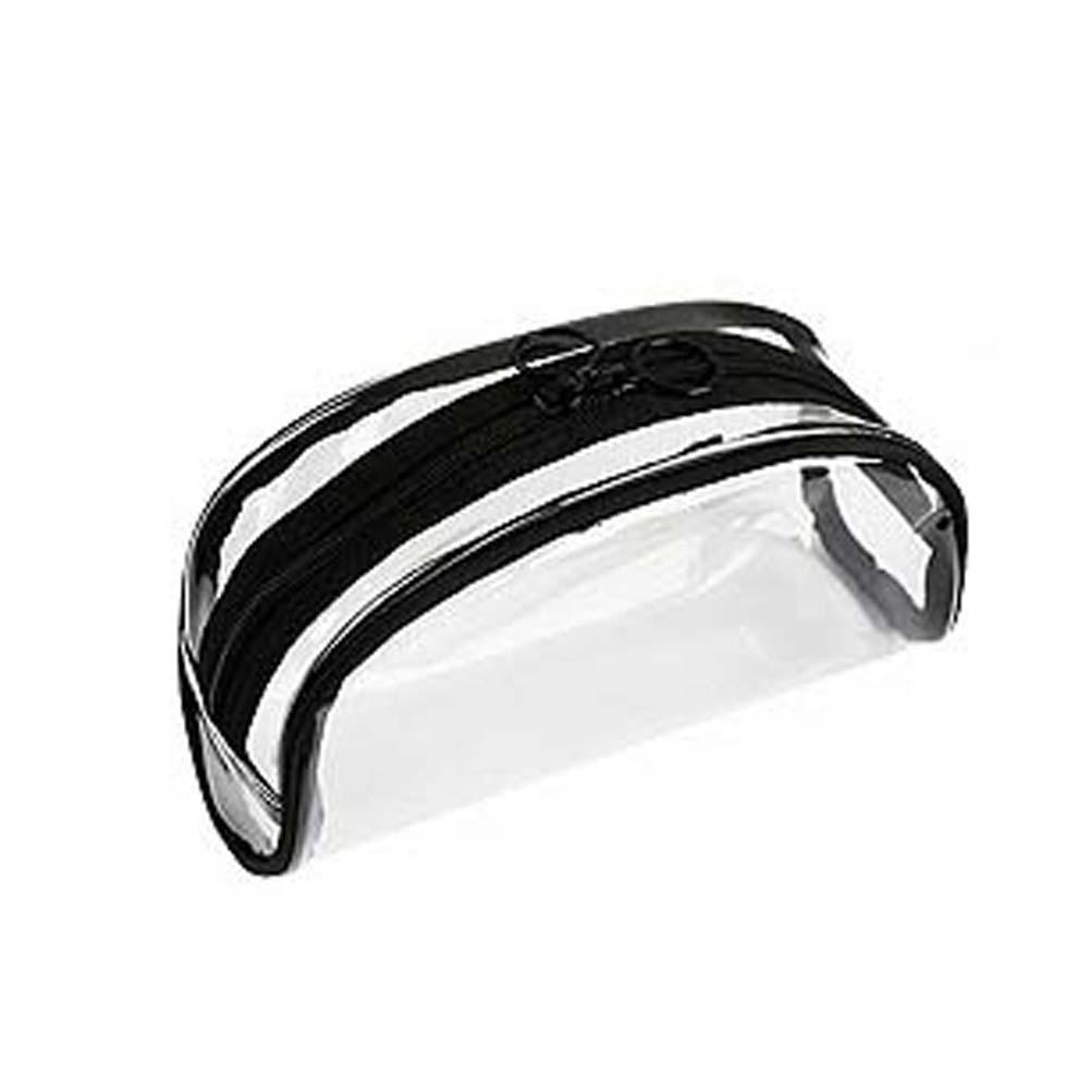 PU Leather Transparent Makeup Bag Clutch Pouch Swimming Small Bag Clear PVC Handbag Beach