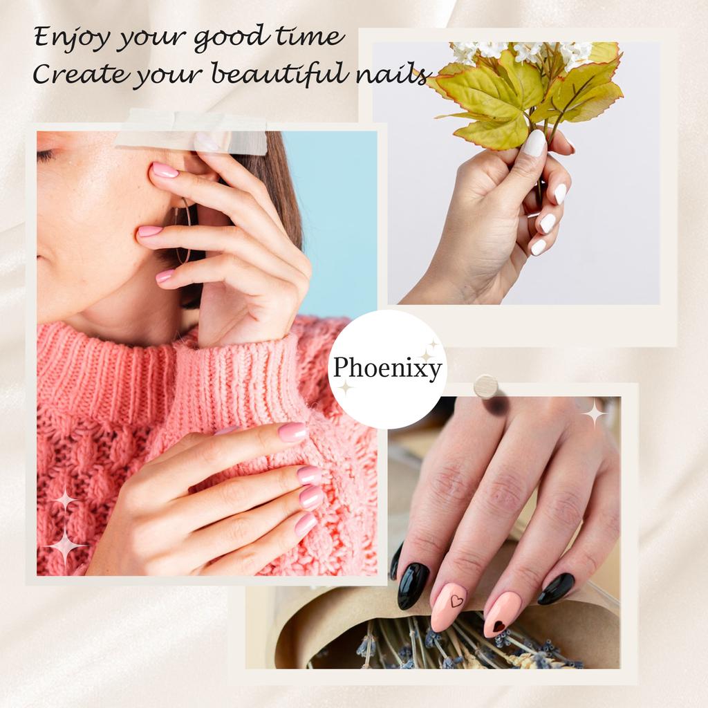 PHOENIXY 12 цветов гель-лака для ногтей набор отмачиваемый полуперманентный гель УФ светодиодный лак для ногтей маникюрный гель-набор для ногтей подарок для женщин