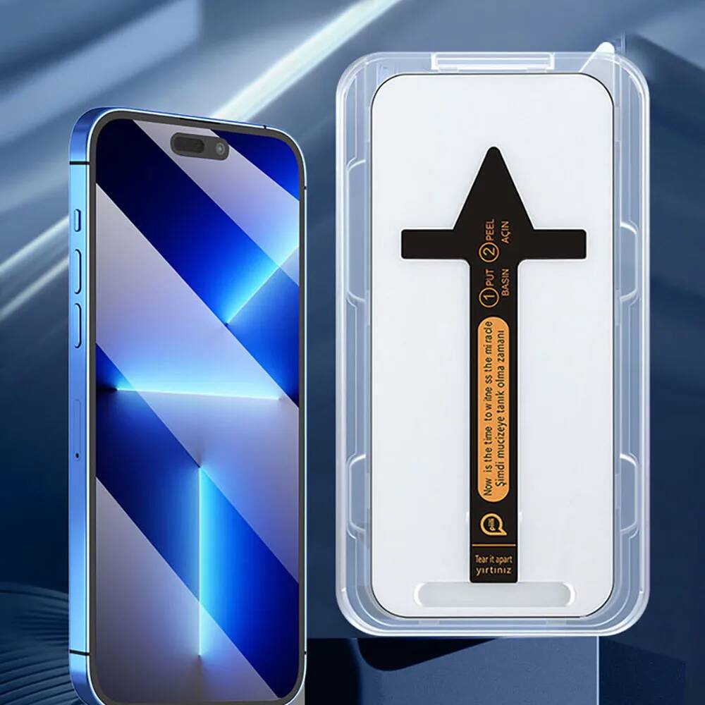 1-2PCS One-Click Dust Free Installation Privacy Screen Protector For Iphone 17 Air 16 15 14 13 12 11 Pro Max X XR XSMAX 7 8 Plus